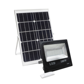Luminaria LED Solar ZY-SOLARRGB100W