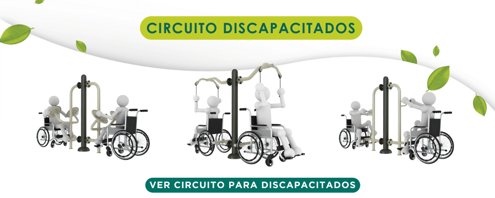 Circuito gimnasio al aire libre Grupo discapacitados CICADEX GREENDEX